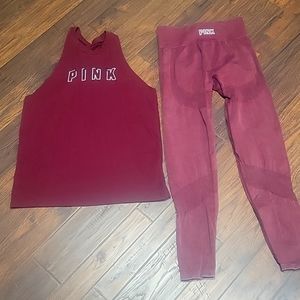 Victorias secret legging and top set